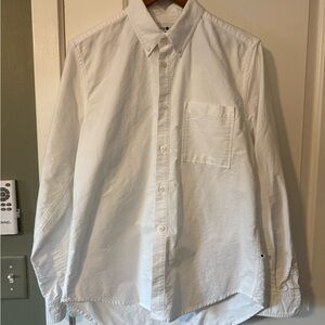 NN07 Elegant White Oxford Button-Down Shirt for Men